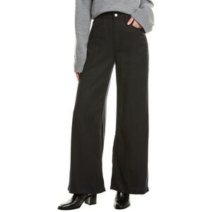 Hudson Jeans Womens  Jolene Black Wide Leg Jean, Black